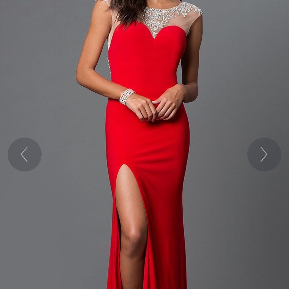 Red prom dress